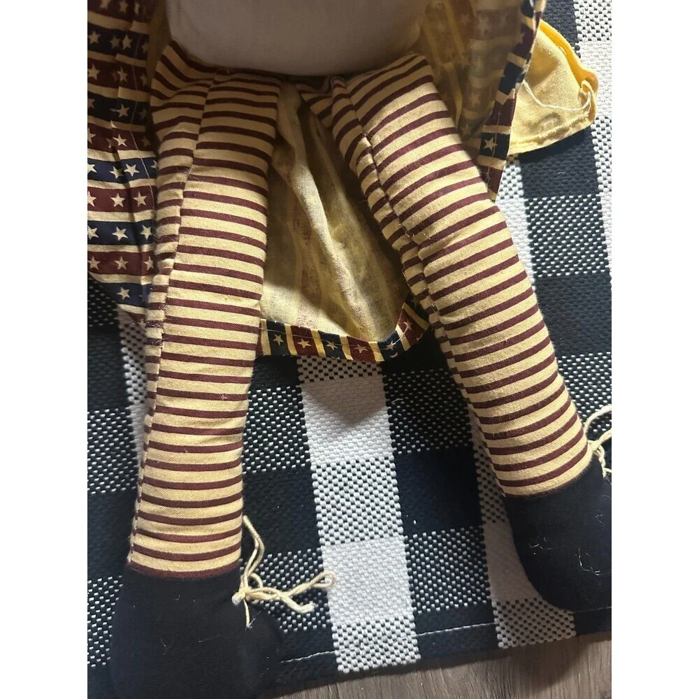 Raggedy Ann 20” Doll Springford‎ Gifts Country Folk. Star Dress
